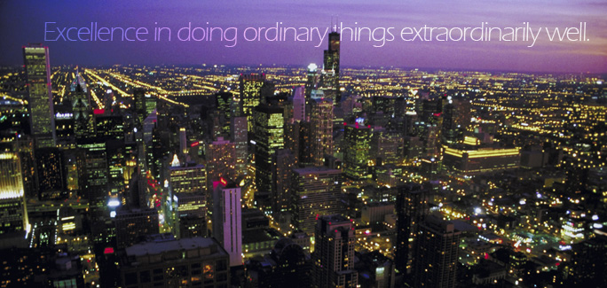 Excellence in doing ordinary things extraordinarily well.